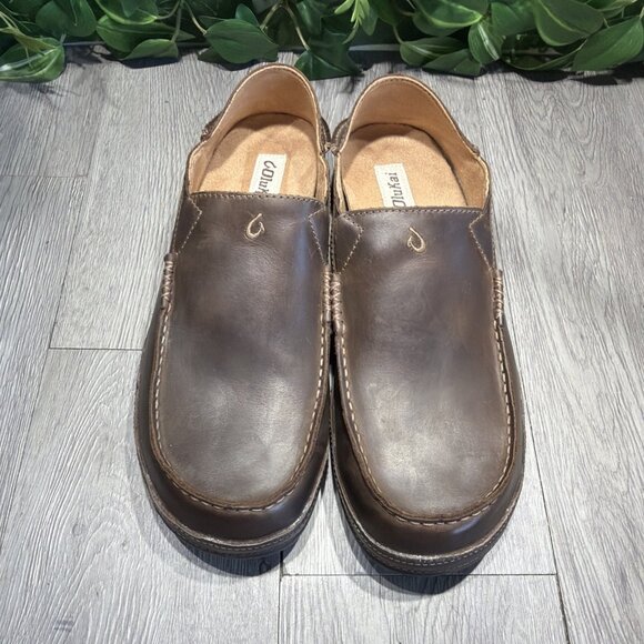Olukai Moloa Men\'s Leather Slip On Shoes Water Beach Brown Size 12 main image 6